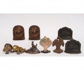 Hubley cast iron bookends of s