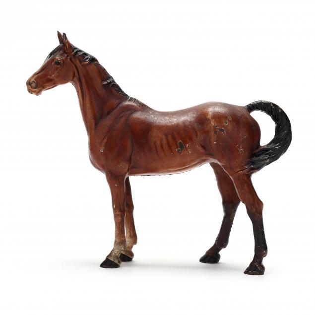 HUBLEY, CAST IRON DOORSTOP OF A