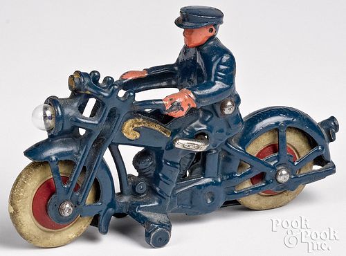 HUBLEY CAST IRON ELECTRIC HEADLIGHT
