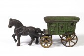 HUBLEY CAST IRON ICE WAGON Ear