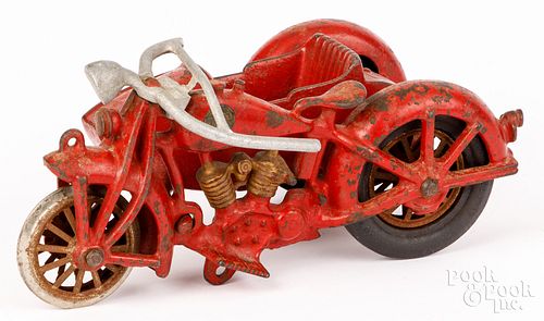 HUBLEY CAST IRON MOTORCYCLE WITH
