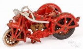 HUBLEY CAST IRON MOTORCYCLE WI