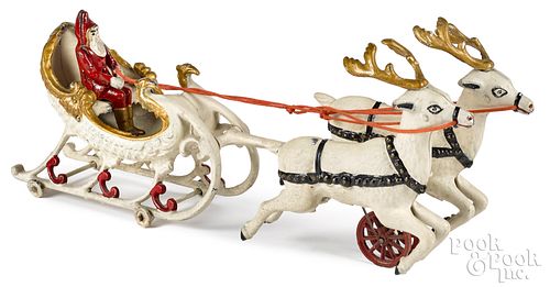 HUBLEY CAST IRON SANTA IN