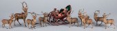 HUBLEY CAST IRON SLEIGH, TOGET