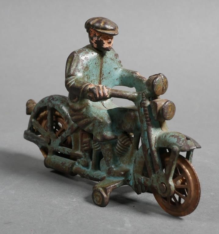 HUBLEY CAST IRON TOY HARLEY