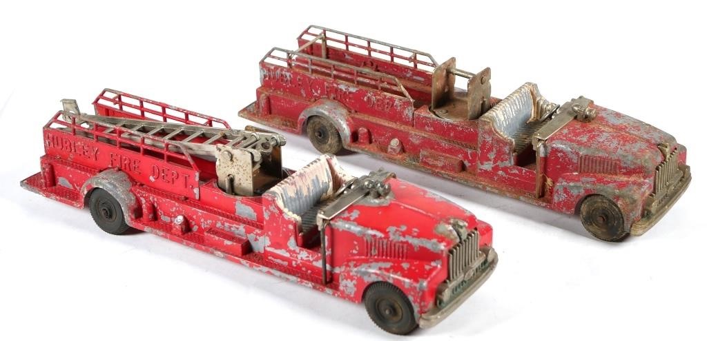 HUBLEY DIECAST FIRE TOY TRUCKS W