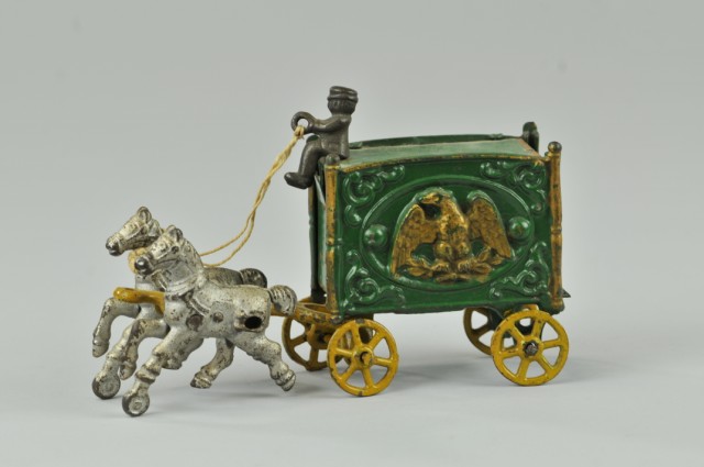 HUBLEY EAGLE CIRCUS WAGON Cast iron
