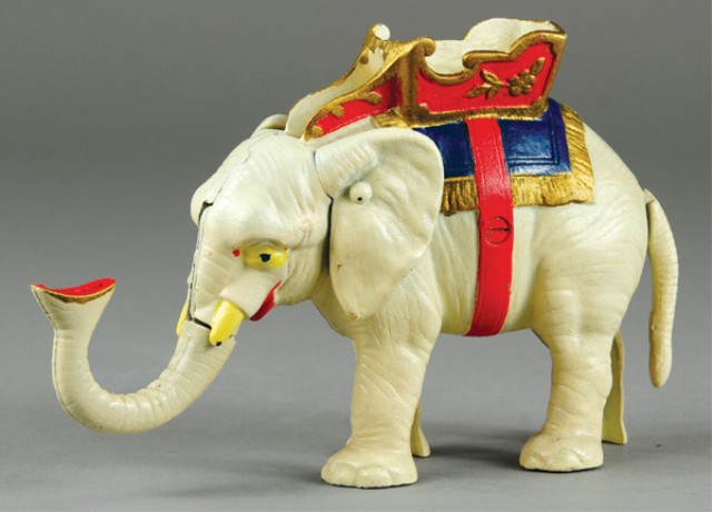 HUBLEY ELEPHANT MECHANICAL BANK