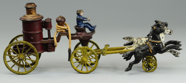 HUBLEY HORSE DRAWN FIRE ENGINE Cast