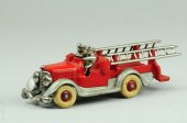 HUBLEY LADDER FIRE TRUCK C. 19