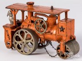 HUBLEY PAINTED CAST IRON HUBER