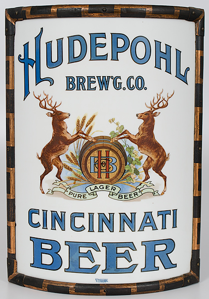 Hudepohl Corner Beer Advertising
