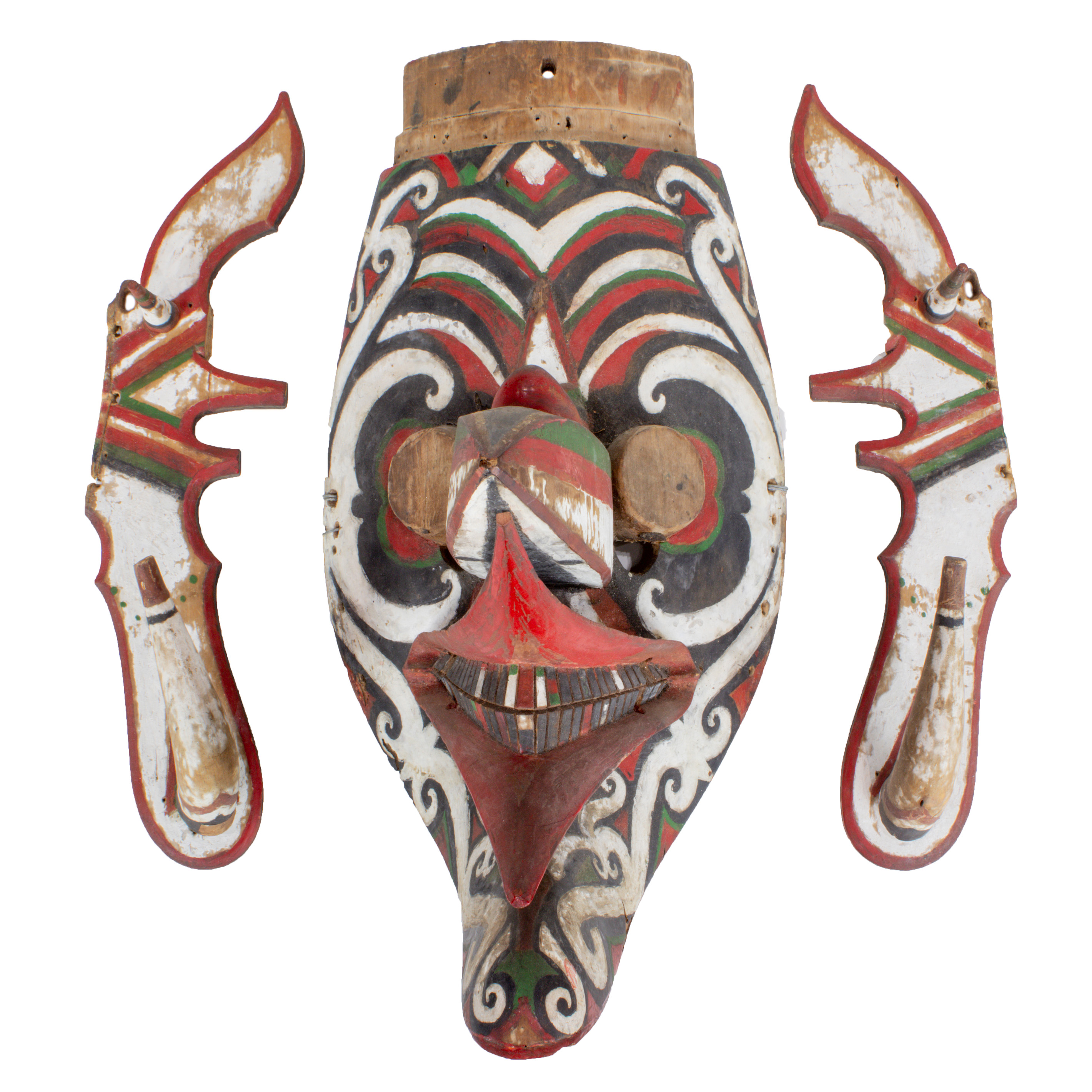 HUDOQ MASK, KAYAN DAYAK PEOPLE,