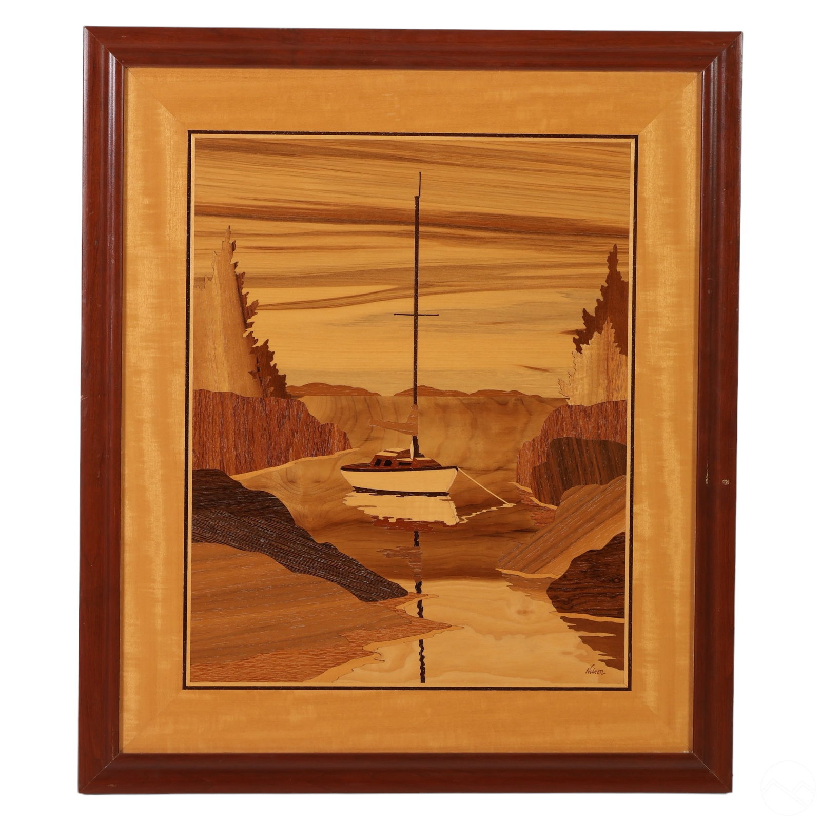 HUDSON RIVER INLAY MIXED WOOD