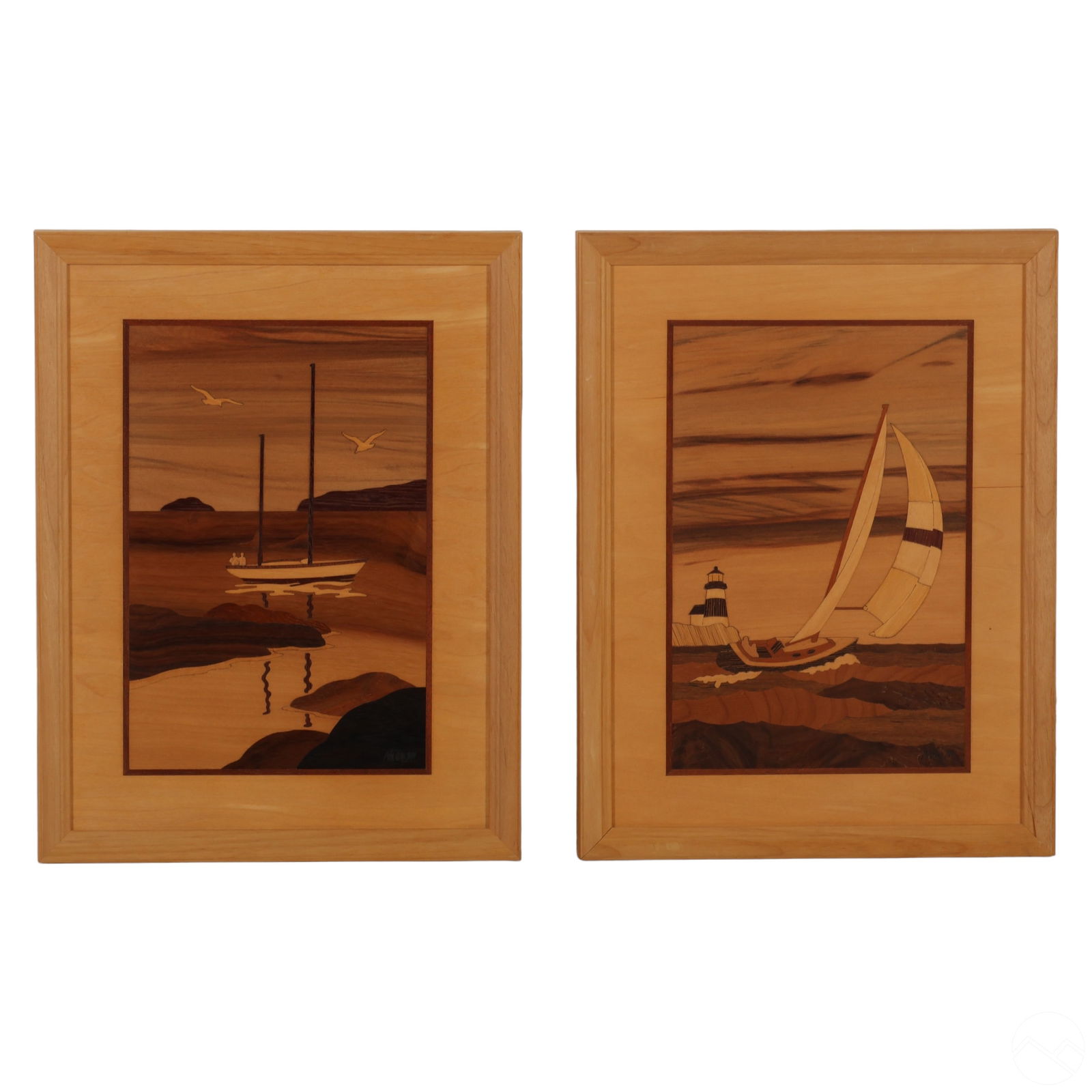 HUDSON RIVER INLAY WOOD MARQUETRY