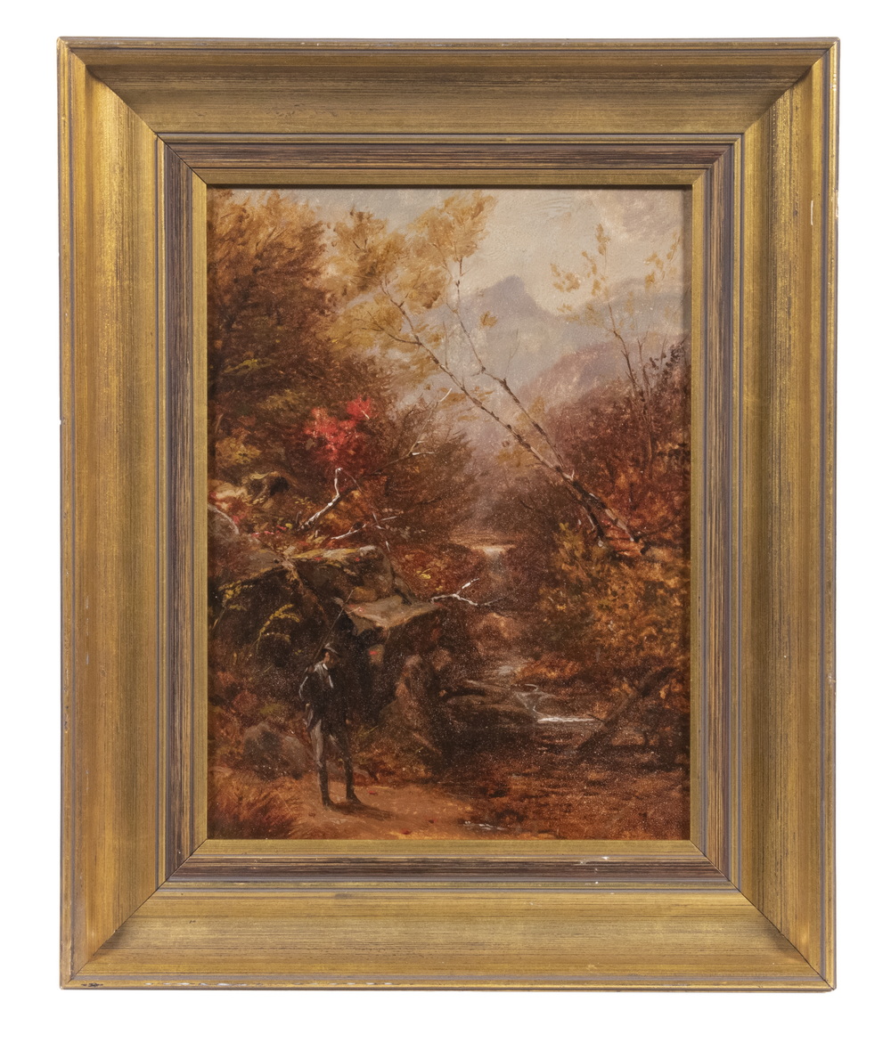 HUDSON RIVER SCHOOL Fisherman in