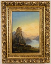 HUDSON RIVER SCHOOL OIL ON BOA