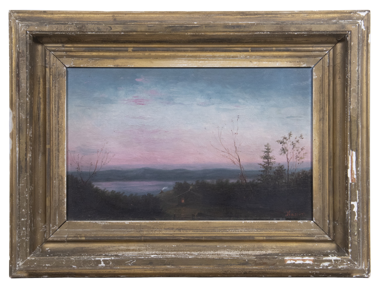 HUDSON RIVER SCHOOL PAINTING View