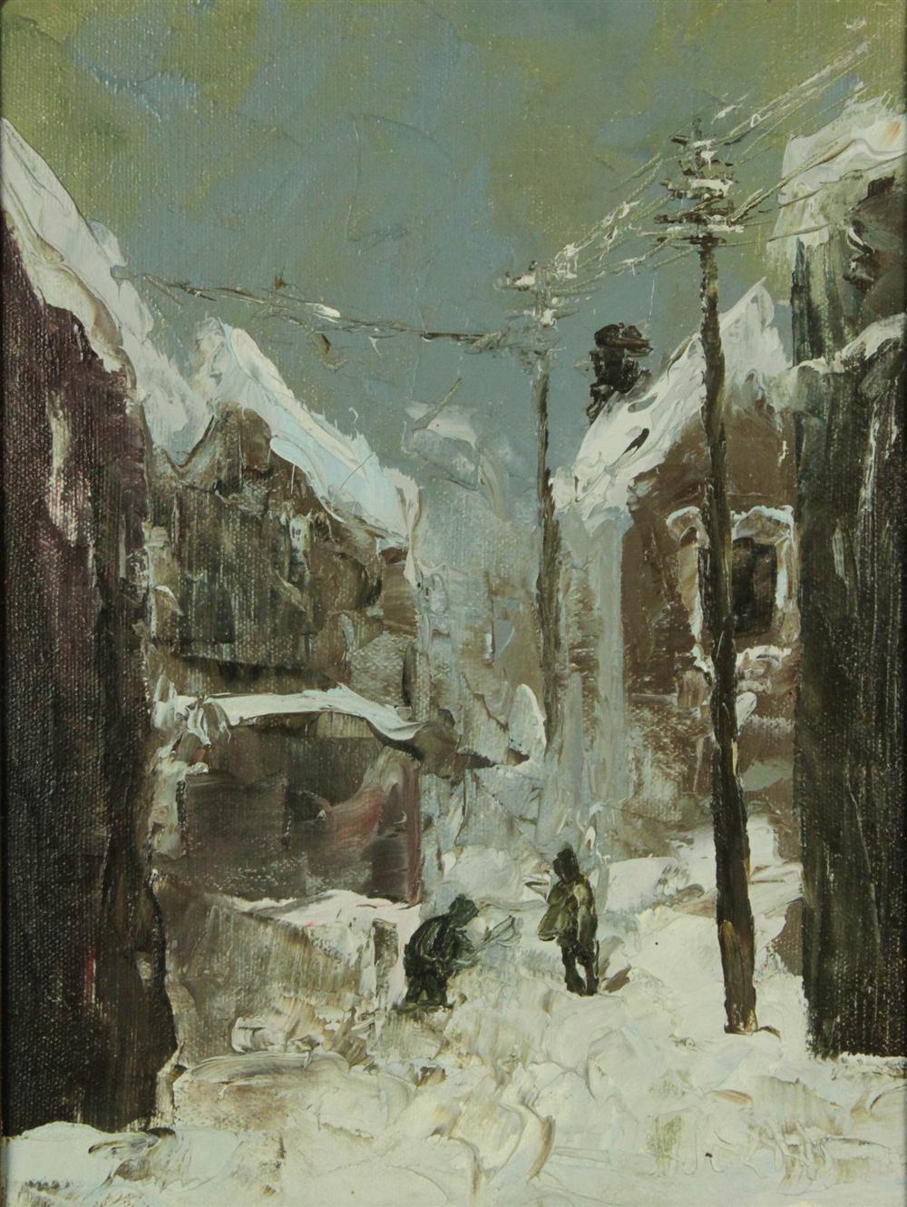 HUERMS (American ) SHOVELING SNOW