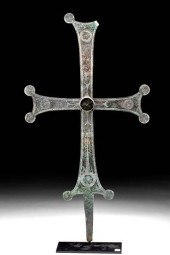 HUGE 10TH C. BYZANTINE BRONZE