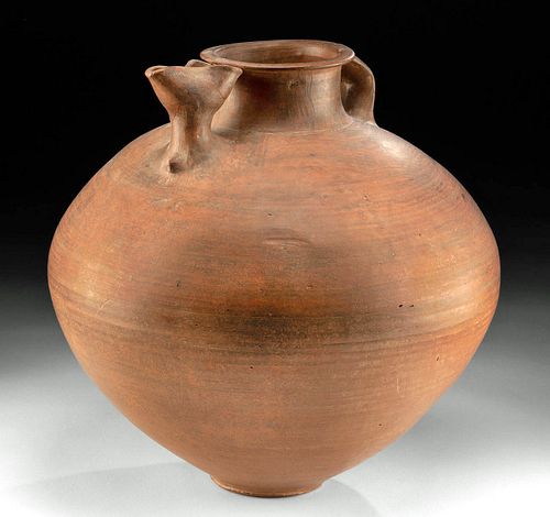HUGE ANCIENT AMLASH POTTERY PITCHER