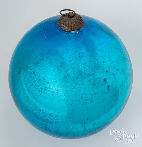 HUGE BLUE KUGEL TYPE CHRISTMAS