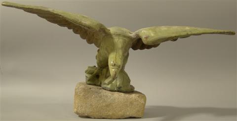 HUGE CAST IRON MODEL OF AN EAGLE
