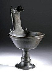 HUGE ETRUSCAN BUCCHERO WARE KY