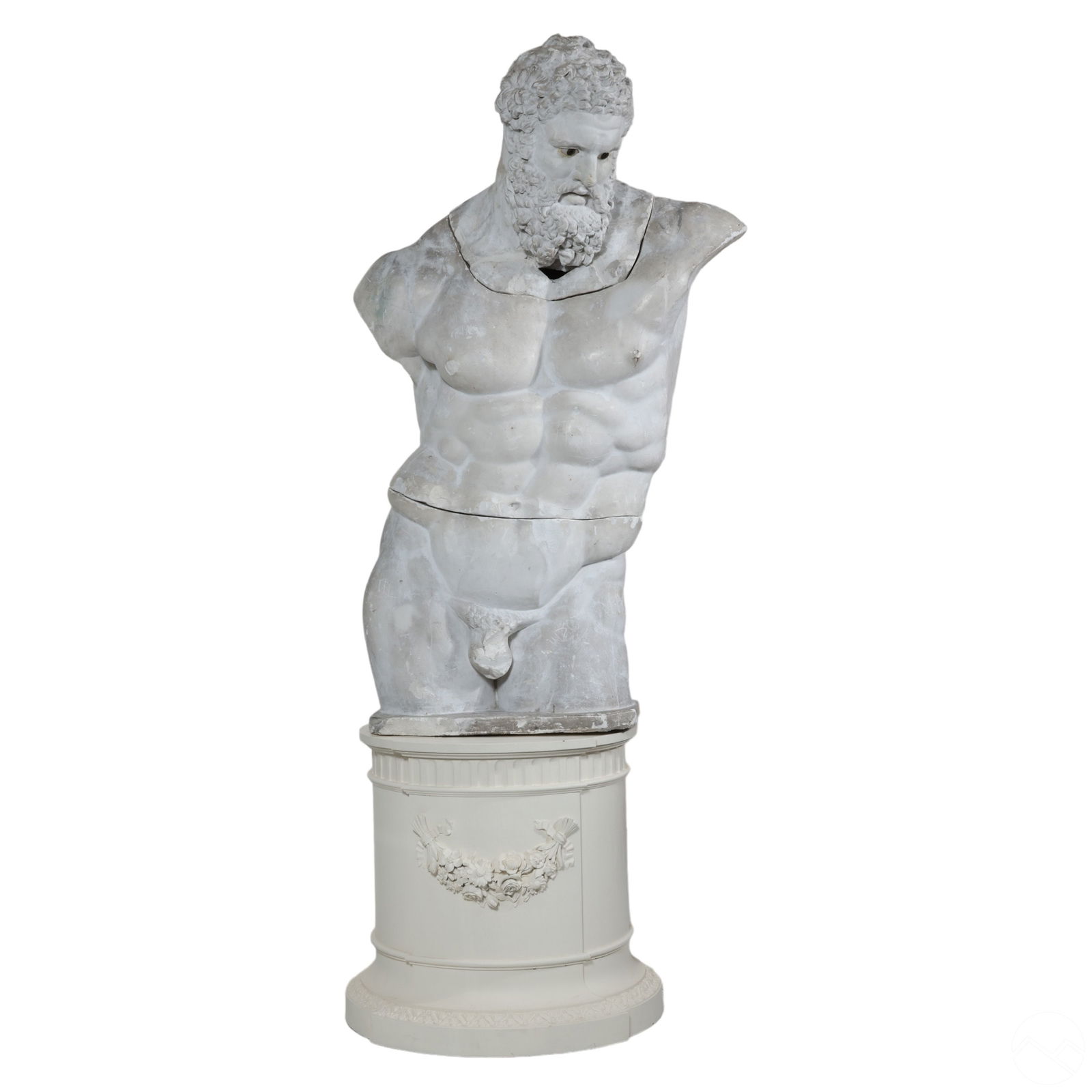 HUGE HERCULES GREEK GOD SCULPTURE