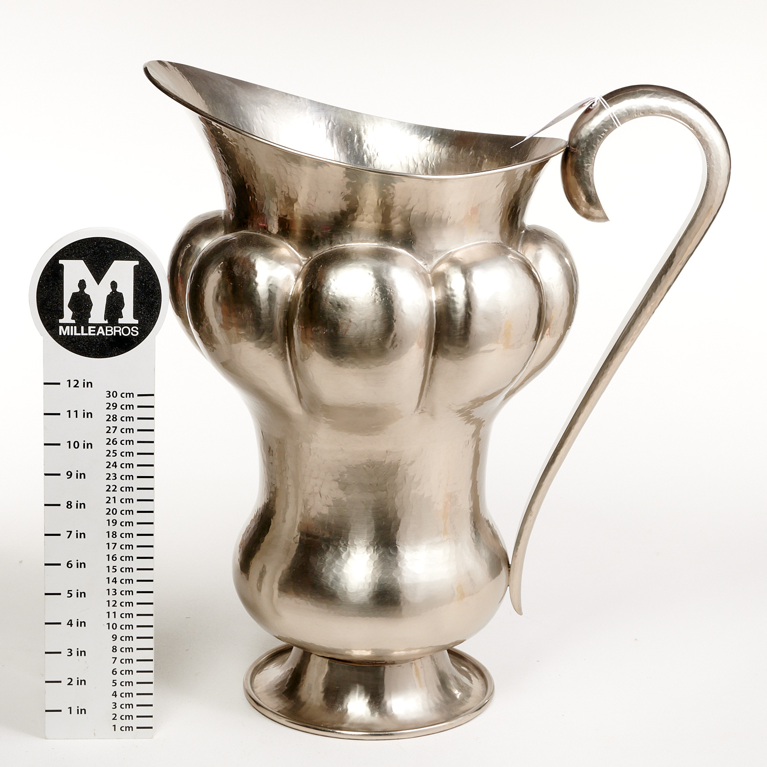 HUGE ITALIAN DESIGNER HAMMERED