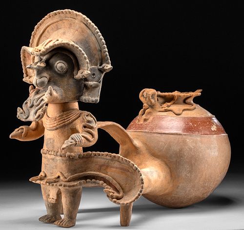 HUGE JAMACOAQUE VESSEL PRIEST
