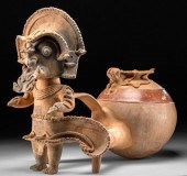 HUGE JAMACOAQUE VESSEL PRIEST