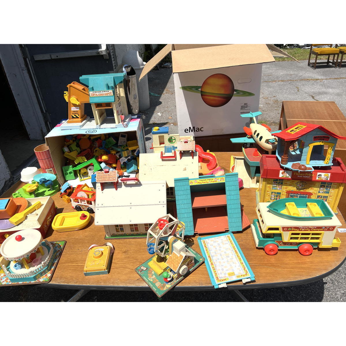 Huge Lot of Vintage Fisher Price