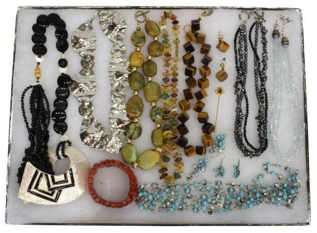 HUGE LOT SEMI-PRECIOUS STONE &