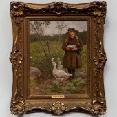 HUGH NEWELL (1830-1915): GIRL