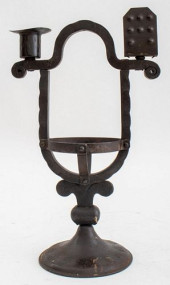 HUGO BERGER FORGED IRON CANDLE
