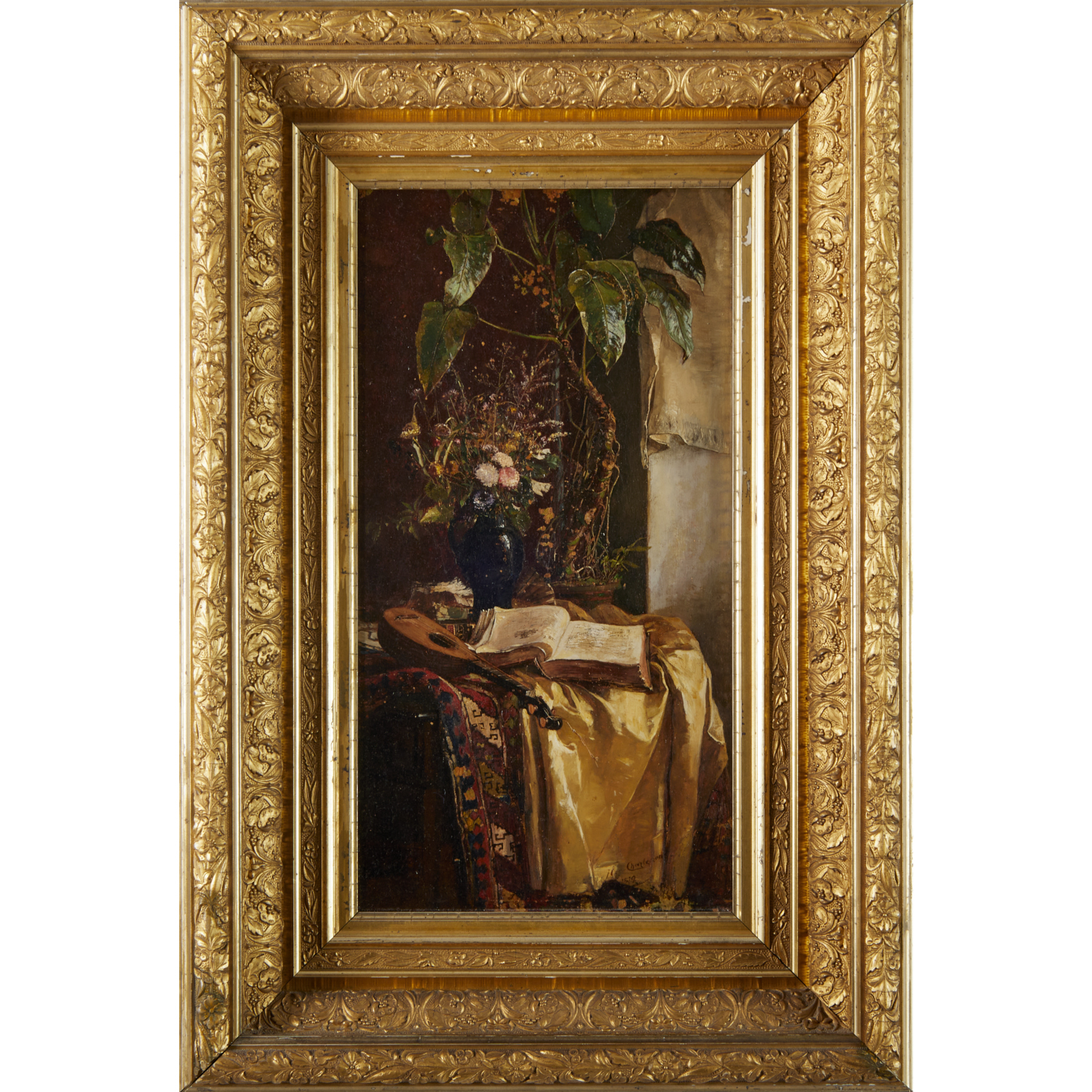 HUGO CHARLEMONT, OIL ON PANEL, 1879