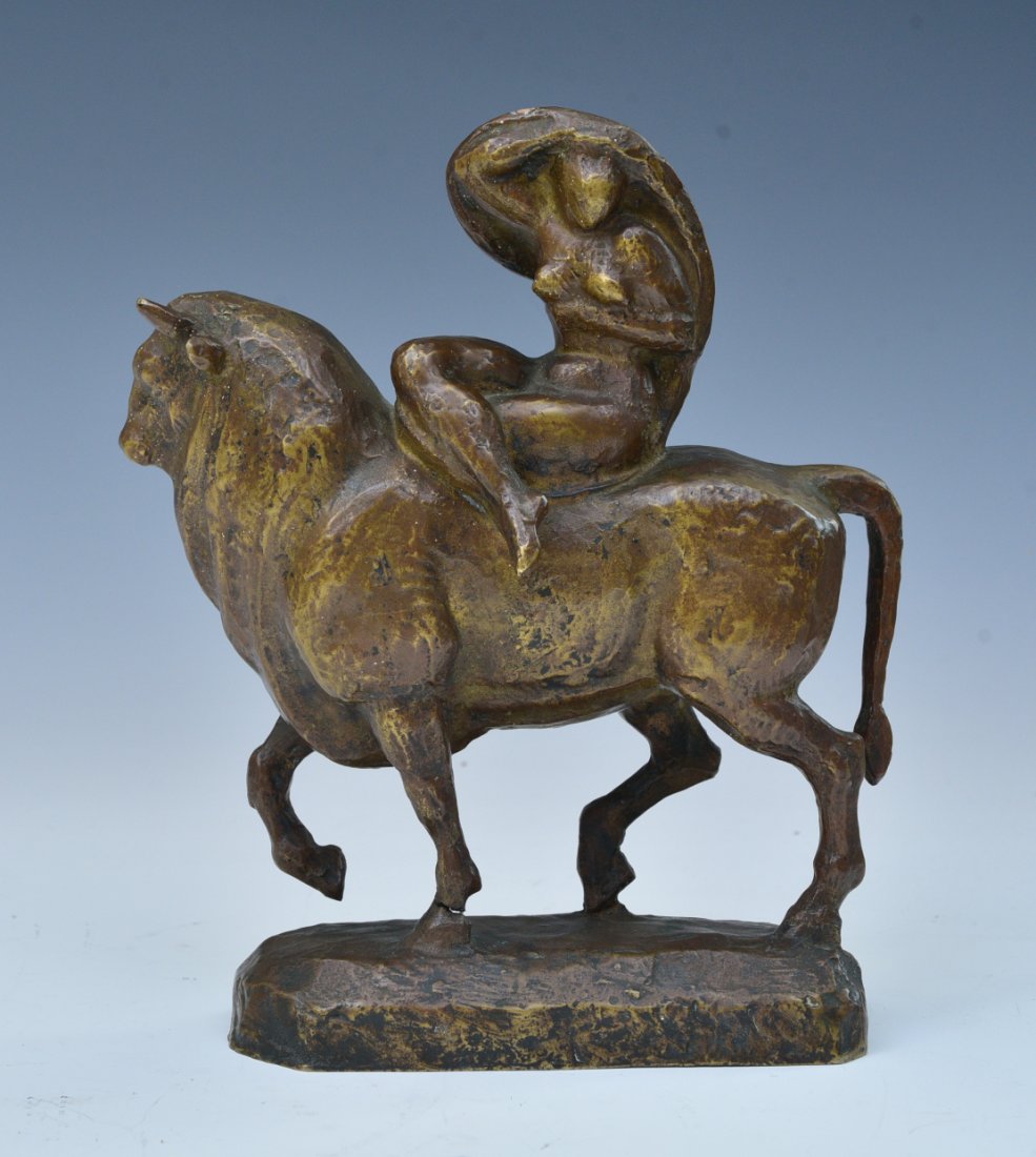 HUGO LEDERER (1871 - 1940)  BRONZE,