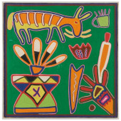 HUICHOL YARN PAINTINGS: GROUP
