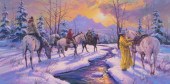 HULAN W. FLEMING OIL ON BOARDH
