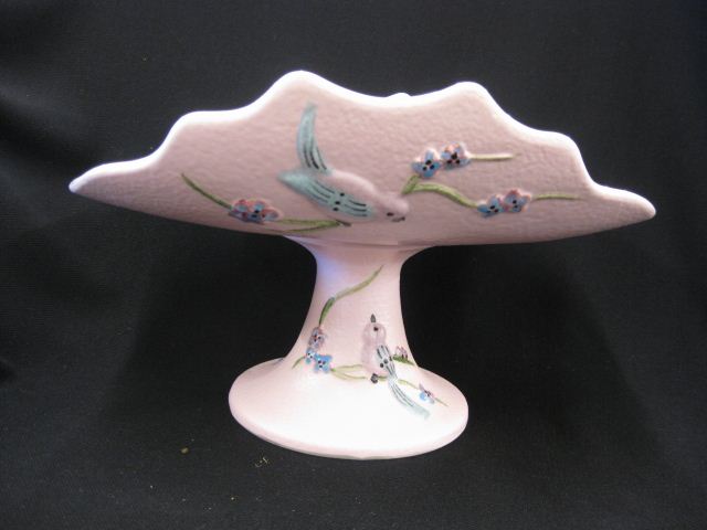Hull Art Pottery Fruit Compote bird