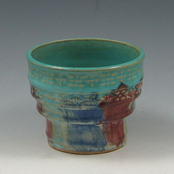 Hull early stoneware jardiniere.