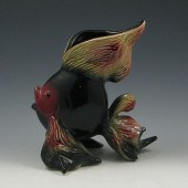 Hull Ebb Tide fish vase. Marke
