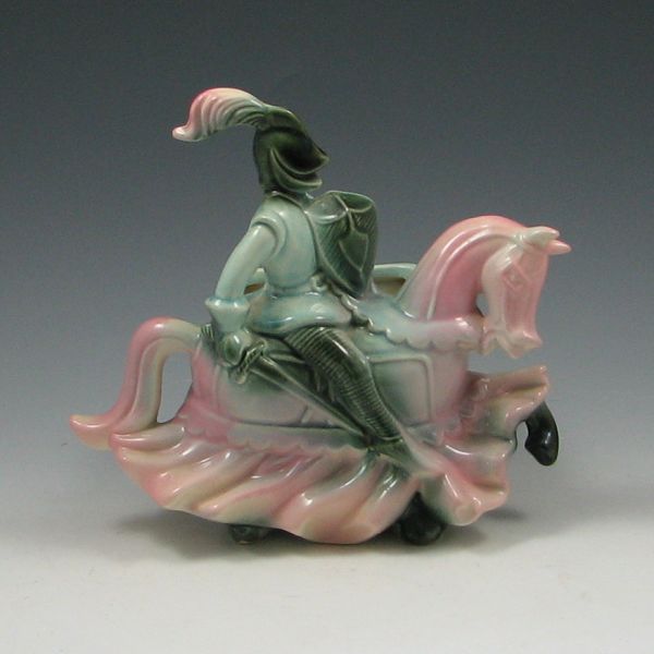 Hull novelty knight planter. Marked