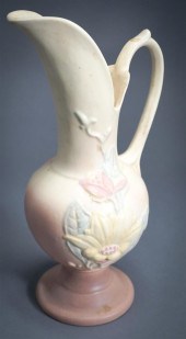 HULL POTTERY MAGNOLIA EWER, H: