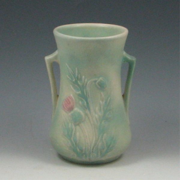 Hull Thistle Vase green marked