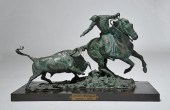 HUMBERTO PERAZA BRONZE SCULPTU