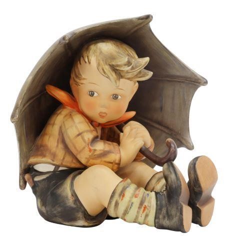HUMMEL PORCELAIN UMBRELLA BOY,