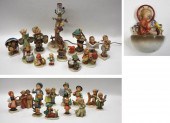 HUMMEL TABLE LAMP AND FIGURINE