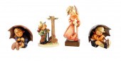 HUMMELS, FOUR PIECES, ALL WITH